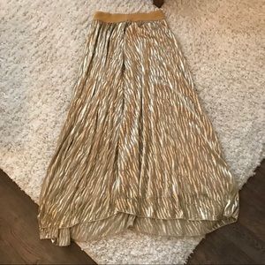 Lularoe Gold Floor Length Skirt